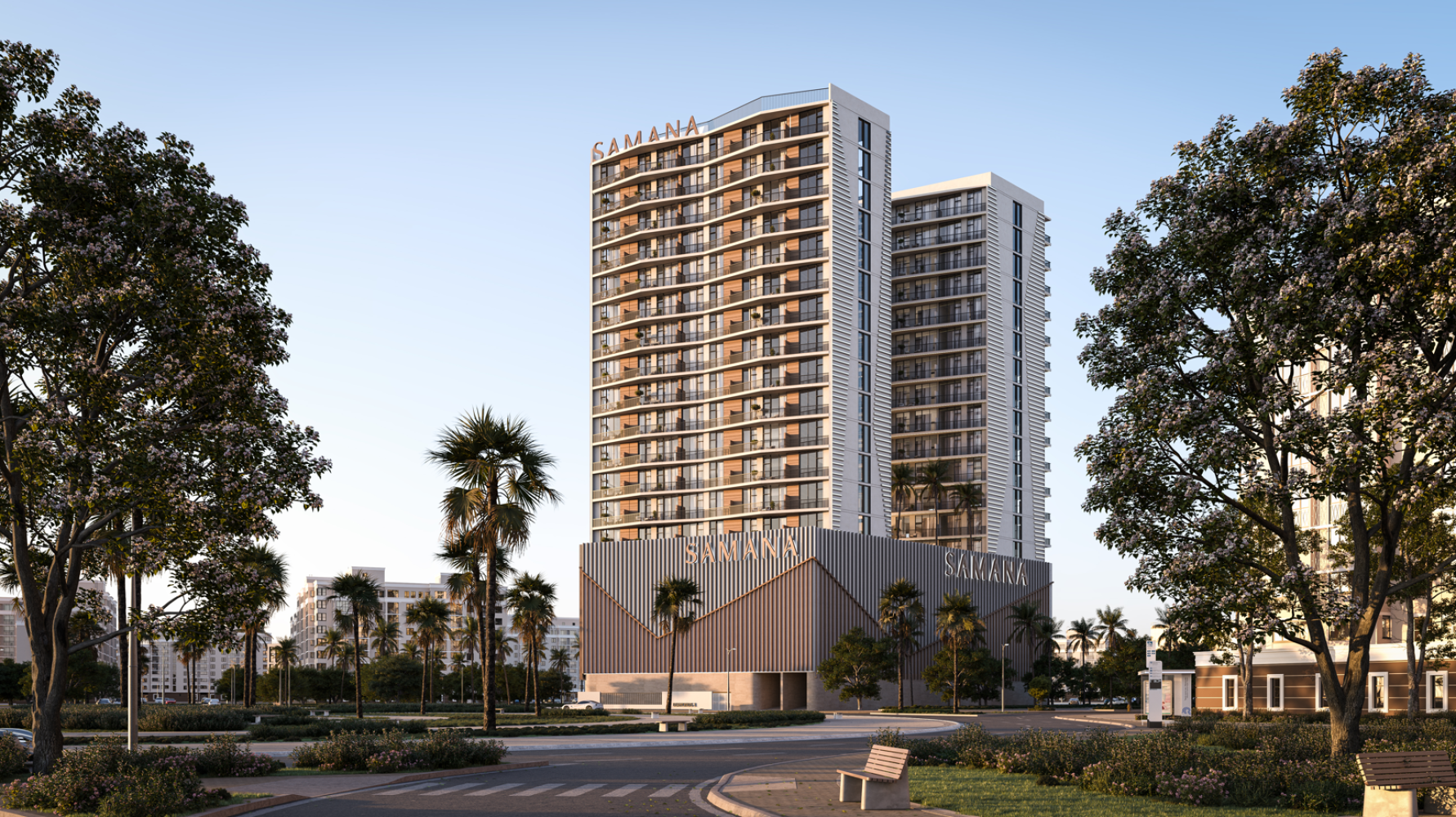 Samana Greenfield in Warsan, Dubai – Samana Developers, Jumeirah Village Circle